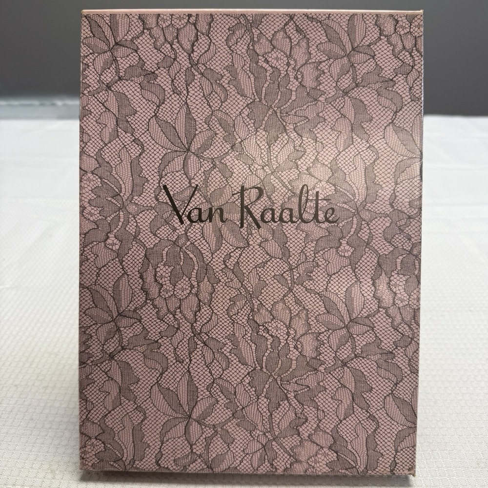 3 Vtg 50s Van Raalte Nines Drama  8.5P Nylon Stockings Seams New Box Thigh High